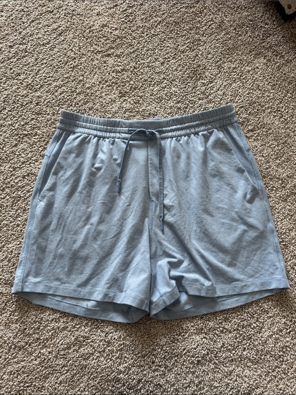 Light Blue Women’s Drawstring Lounge Shorts Lululemon Mens XL